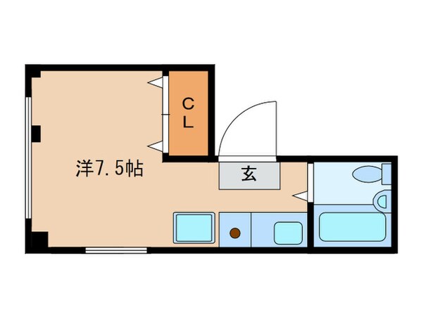 フレックス奥沢Ⅱの物件間取画像